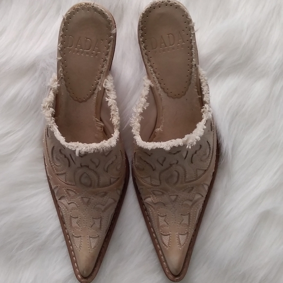 🌟HP x3🌟DADA Firenze~Italian Leather Mules - Picture 11 of 12